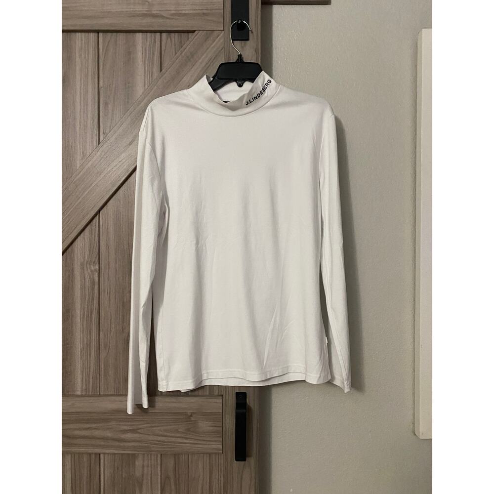 NWOT J.Lindeberg med men's mock long sleeve top